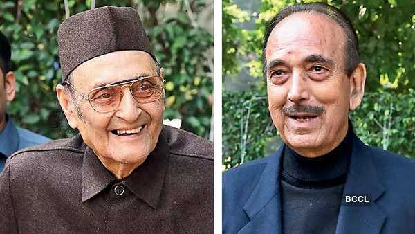 Karan Singh and Ghulam Nabi Azad