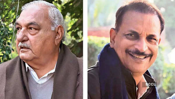 Bhupinder Singh Hooda and Rajiv Pratap Rudy