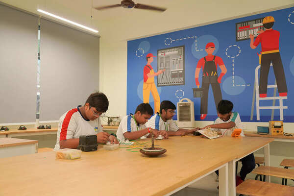 Sharda World School creates an environment that promotes balance, resilience, and overall well-being