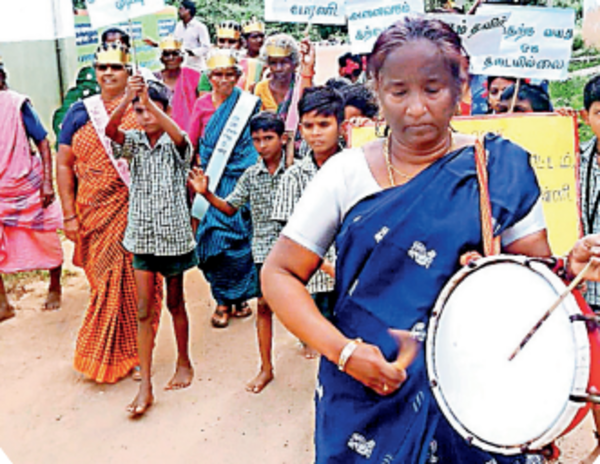 A rally held to draw interest to the programme