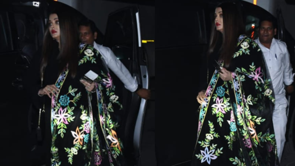 Aishwarya Rai in Manish Malhotra ensemble