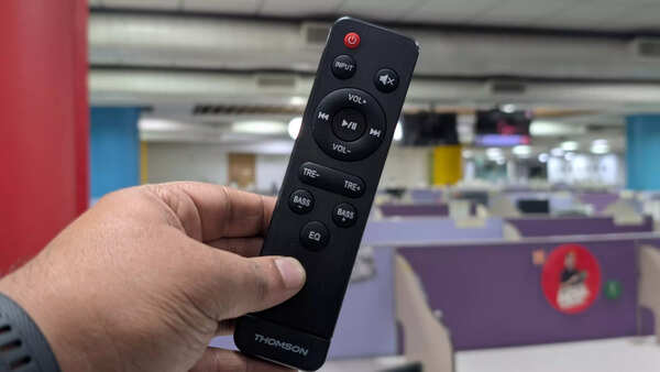 The remote is simple to use