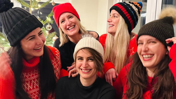 Katrina Kaif with her sisters