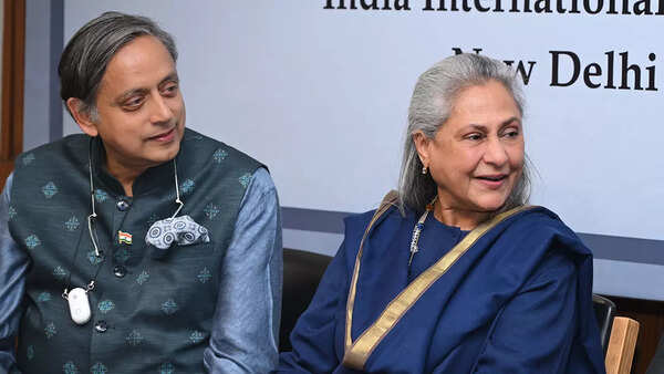 Shashi Tharoor and Jaya Bachchan