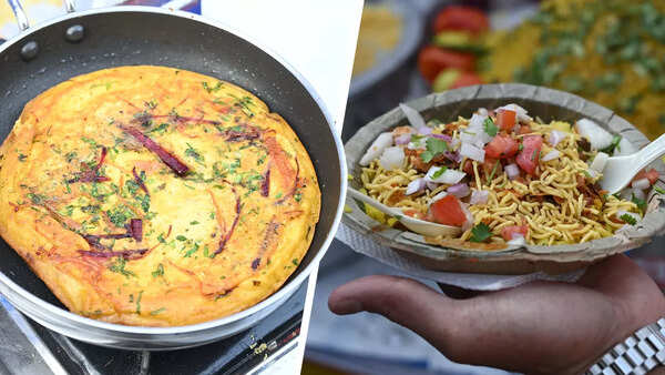 Moonglet to chana jor garam chaat, a variety of street food was on offer