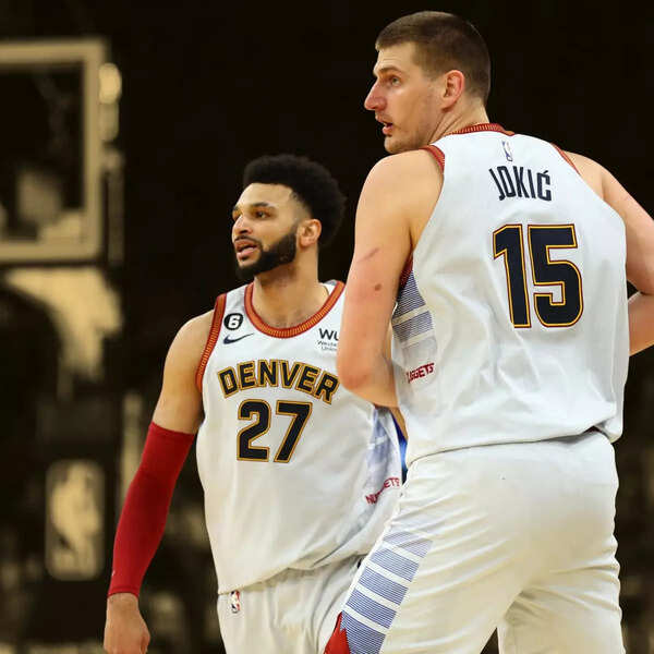 Jamal Murray and Nikola Jokic