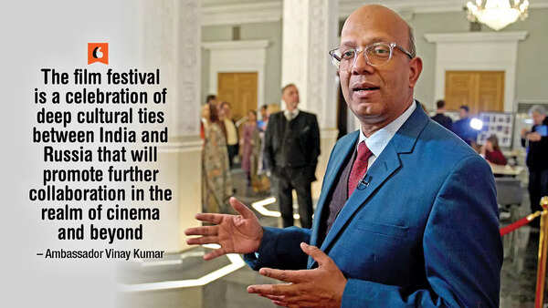 Indian Ambassador Vinay Kumar highlighted how Indian films have been popular in Russia for decades