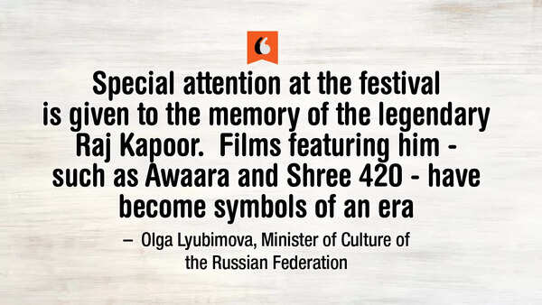 Olga Lyubimova, Minister of Culture of the Russian Federation, sent a message for the festival attendees