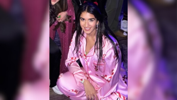 Radhika Ambani's third Christmas outfit