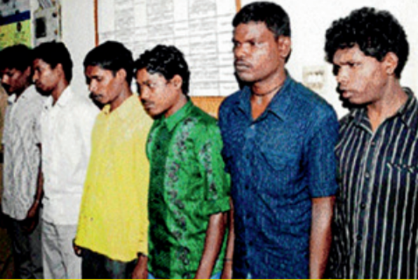 Eight sandalwood smugglers