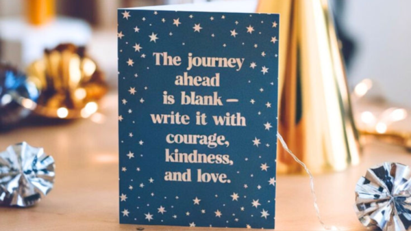 New Year greetings, cards