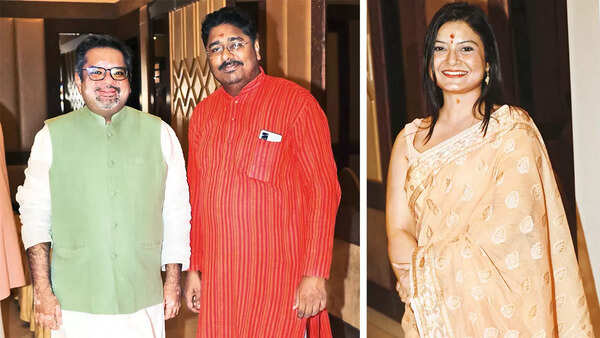 (L) Abhijeet Agrawal and Dr Ashish Kumar Jaiswal (R) Anuradha Raturi