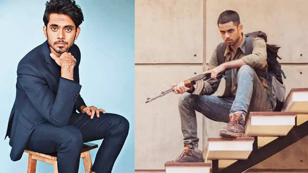 Aditya Rawal and (right) as terrorist Nibras in the film Faraaz