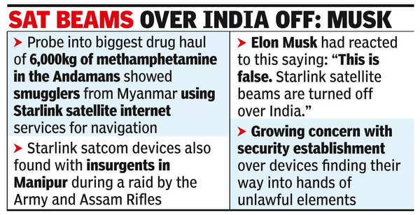 Govt to probe recovery of Starlink devices from unlawful elements