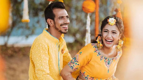 Yuzvendra Chahal and Dhanashree Verma