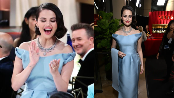 Selena Gomez at Golden Globes 2025