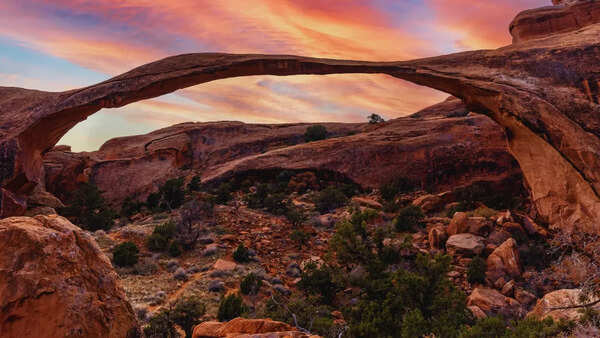 The land of natural arches