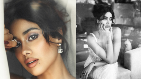 Janhvi Kapoor in Dolce & Gabbana white co-ord set