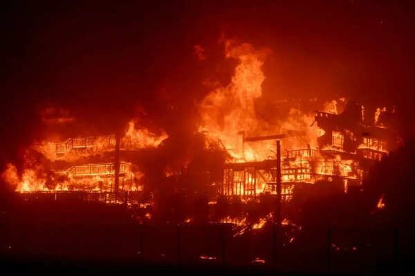 LA wildfire 2025 (Credits: X)