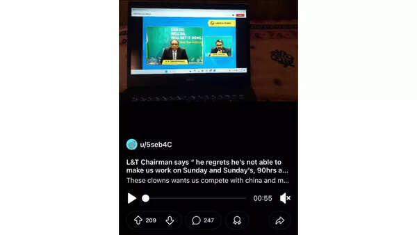 Reddit post screen shot