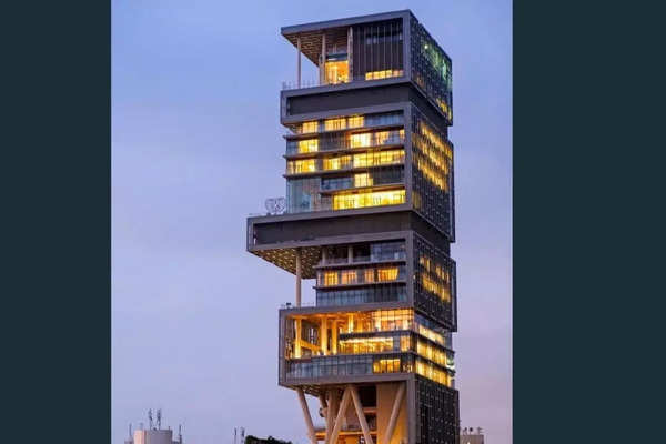 Mukesh Ambani's residence Antillia (Credits: Pinterest)