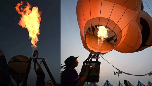 hot air balloons