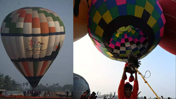 hot air balloons