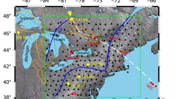 300 million-year-old hotspot linked to the formation of the Great Lakes discovered by scientists