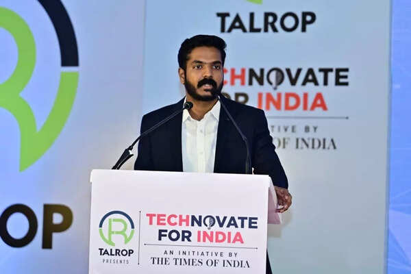 Jones Joseph (Director &COO, Talrop) addressing the audience