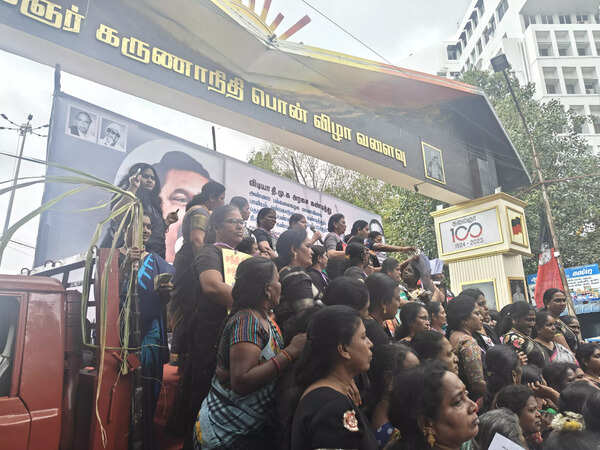 Women protest