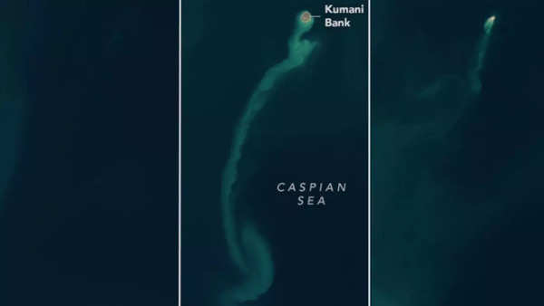 NASA satellites capture mysterious ‘ghost island’ in Caspian Sea before it vanishes