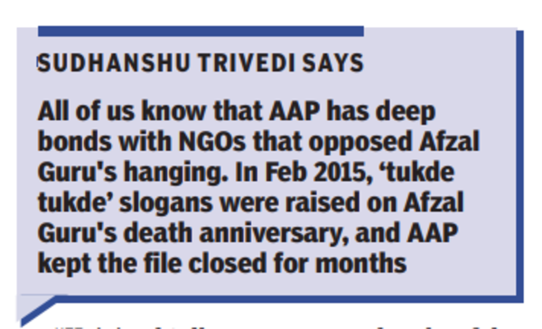 AAP kept the file closed for months, says Trivedi