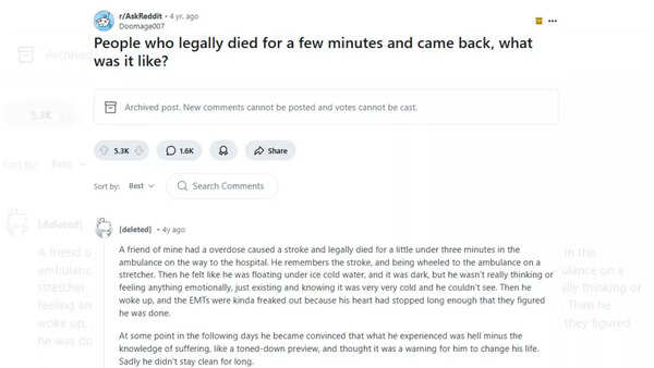 Shocking! Man's 3-minute death experience unveils a chilling revelation about hell