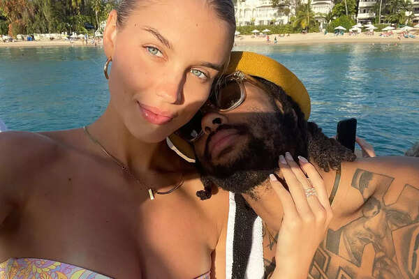 D’Angelo Russell and Laura Ivaniukas.