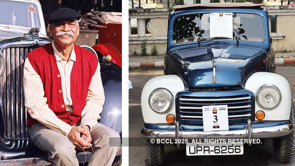 (L) Paritosh Chauhan (R) Fiat 500 Topolino