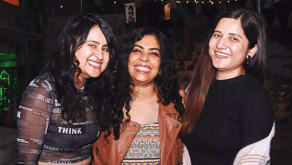 (L-R) Meenal Dwivedi, Dr Vijayshree Pandey and Laxmi Bisht