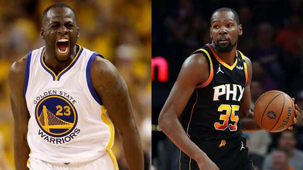 Draymond Green and Kevin Durant
