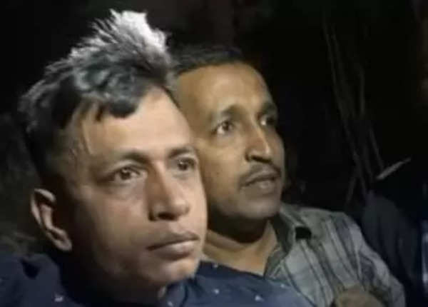 Photo of accused after he was arrested in Thane