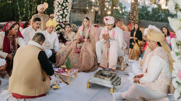 Olympian Neeraj Chopra weds Tennis player Himani Mor