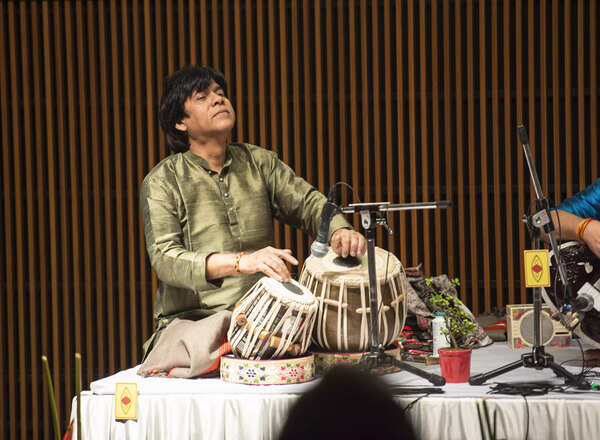 Tabla player Mithilesh Jha