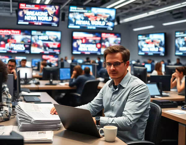Newsroom Hustle_ Deadline Approaching.