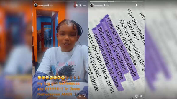 Teyana Taylor IG story
