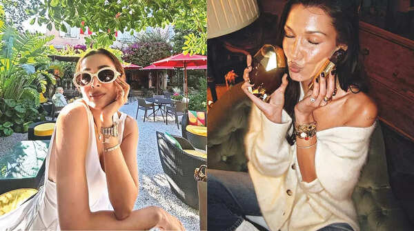 Malaika Arora and Bella Hadid