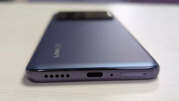 USB-C charging port on Lava Agni 3