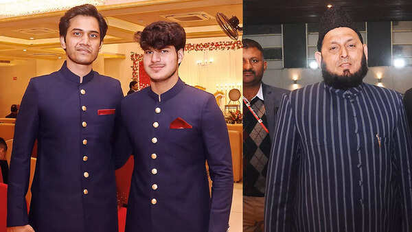 (L) Mohd Hamza and Mohd Adnan (R) Khalid Rasheed Farangi Mahli