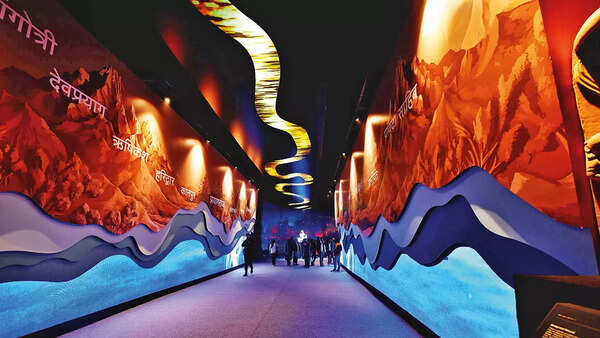Visitors can interact with virtual elements