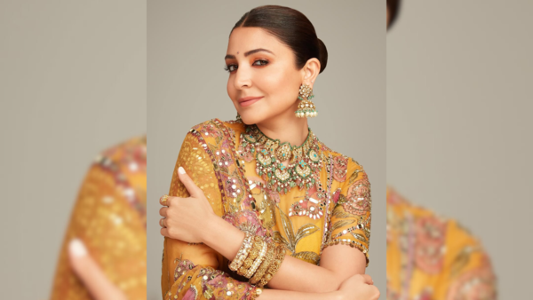Anushka Sharma blooms in yellow lehenga set