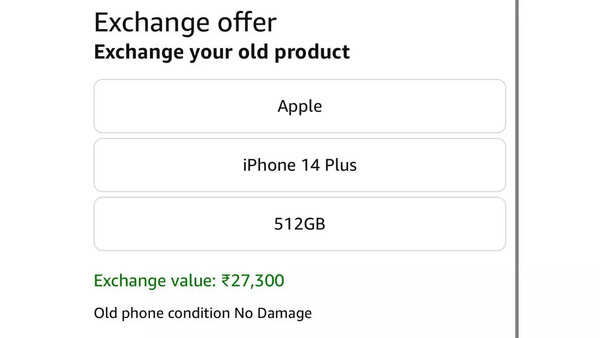 iPhone 15 Exchange offer