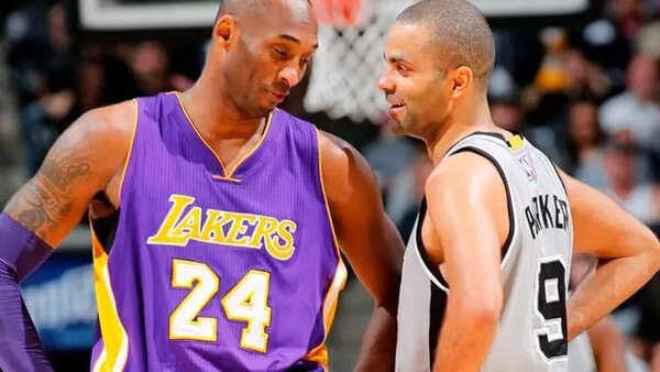 Kobe Bryant and Tony Parker
