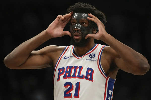 Joel Embiid of the Philadelphia 76ers Credits: AP Photo/Frank Franklin II